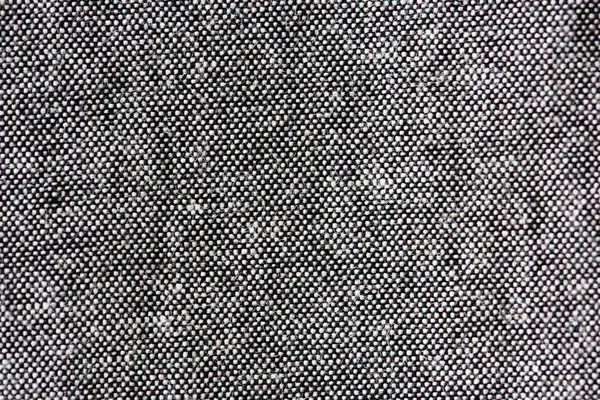 Black White Spots Textured Fabric — Stock Photo, Image