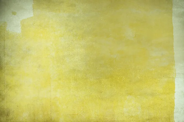 Yellow Paint Concrete Wall — Stock Photo, Image