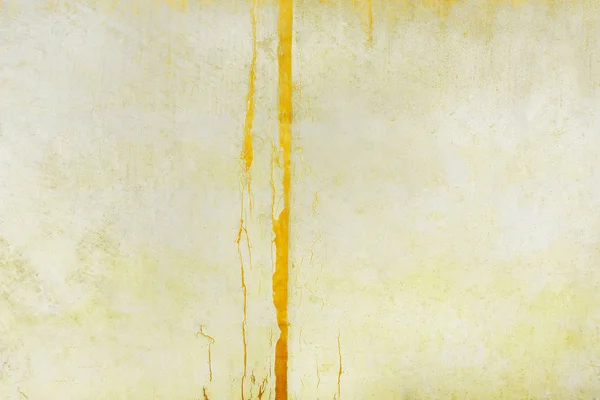 Tinta Amarela Pálida Uma Parede Concreto — Fotografia de Stock
