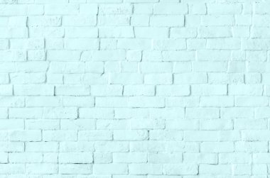 Pastel mavi tuğla duvar dokulu arka plan