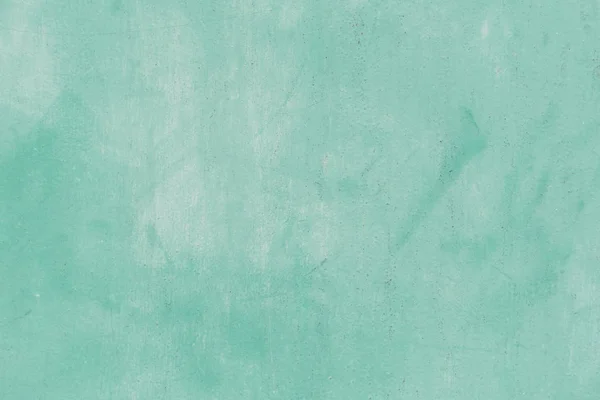 绿松石绿色彩绘混凝土纹理背景 — 图库照片