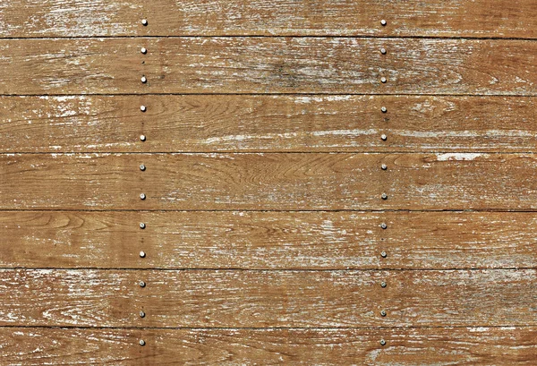 Scratched Brown Wooden Textured Flooring Background — Stock Photo, Image