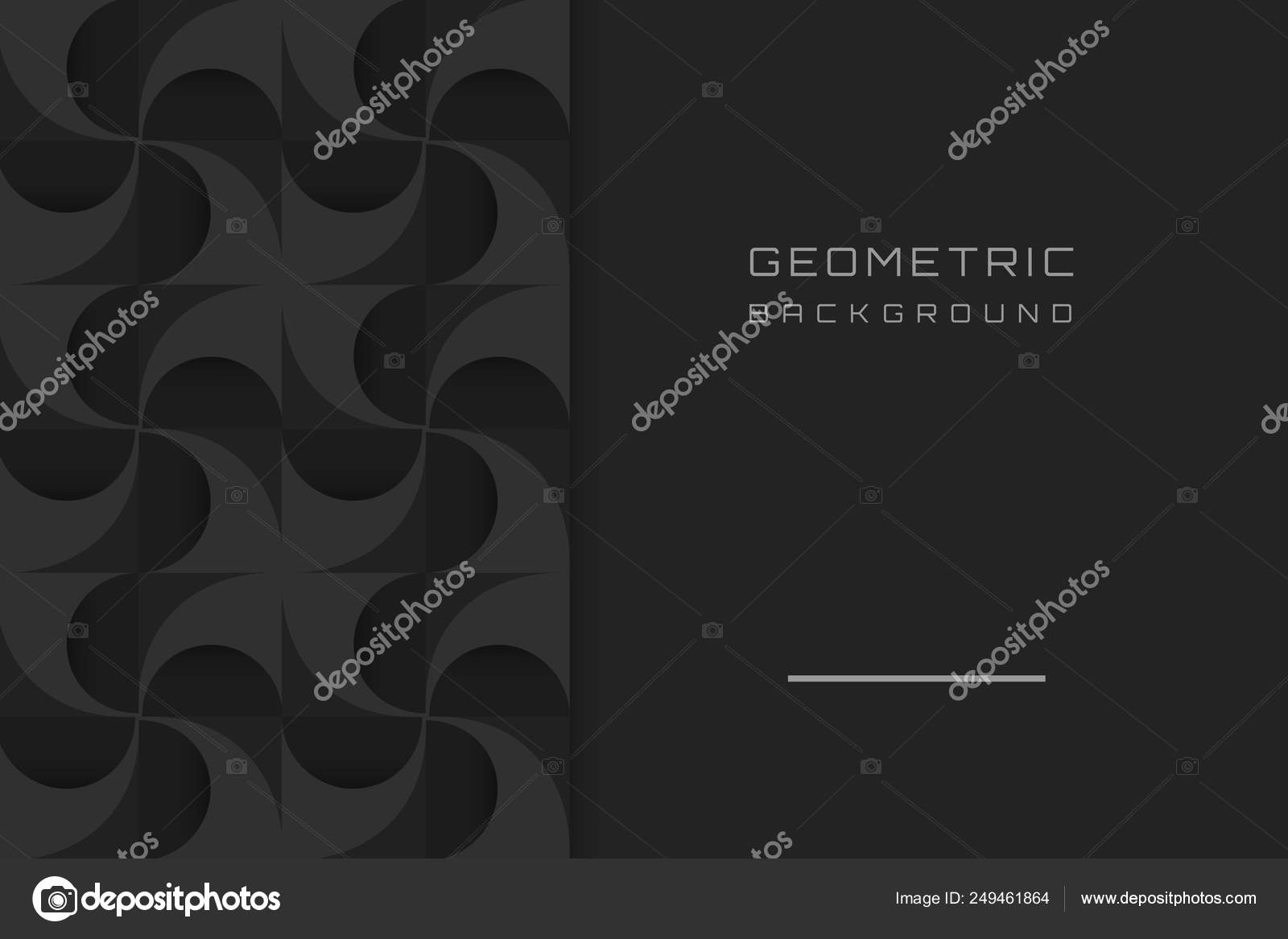 Black Geometric Background Design Vector Stock Vector Image by ©Rawpixel 249461864