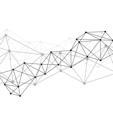 Beyaz sinirsel doku soyut vektör