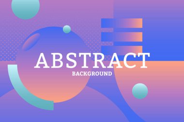 Renkli geometrik desenli arka plan vektör