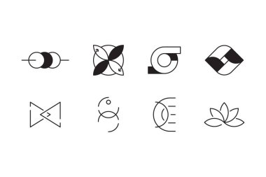 Modern şirket logo tasarım vektörü