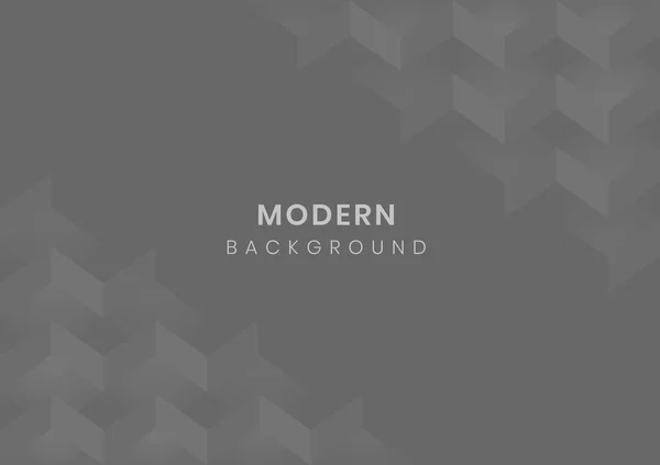 Szürke Modern Háttér Design Vektor — Stock Vector