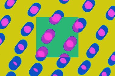 Oval şekilli Dikişsiz desen arka plan