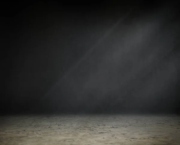 Grunge Blackboard Dirt Floor — Stock Photo, Image