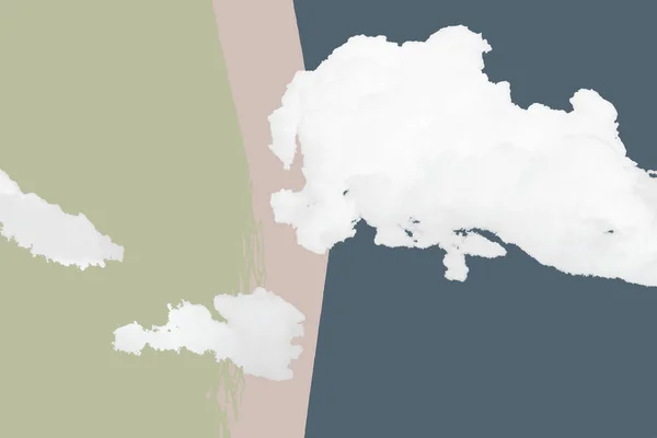 カラフルな曇りの抽象的な背景デザイン — ストック写真