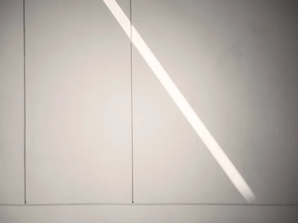 Sombra Faixa Uma Superfície Branca — Fotografia de Stock