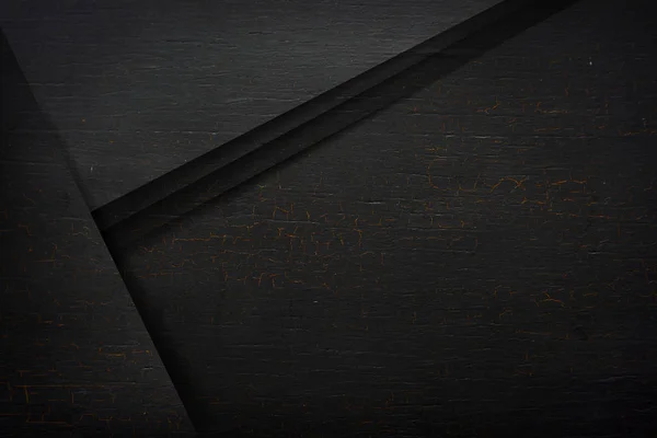 裂开的黑色木制纹理背景 — 图库照片