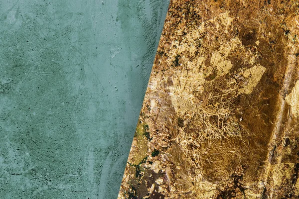 Zielone Złote Marmurowe Tło Teksturowane — Zdjęcie stockowe