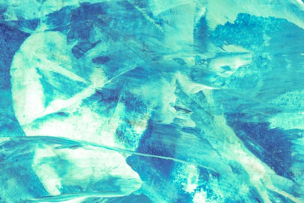 青い塗られた抽象的なテクスチャ背景 — ストック写真