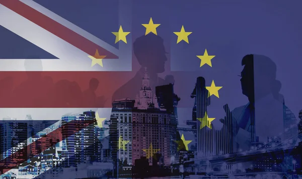 Brexit Великобританії Покинути Європейський Союз Покинув Концепцію Референдуму — стокове фото