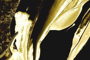 Altın soyut akrilik dokulu arka plan