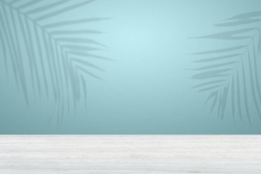 Tropikal yaprak siluet ile hareketli arka plan