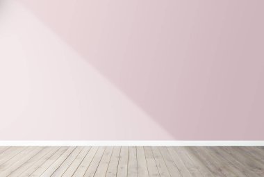 Pembe boş beton duvar mockup