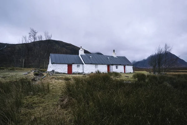 Black Rock Hütte Glen Etive Schottland — Stockfoto