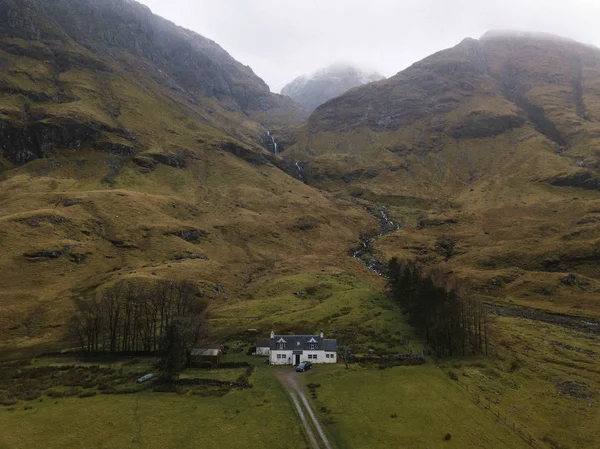 Cottage Glen Etive Skottland — Stockfoto