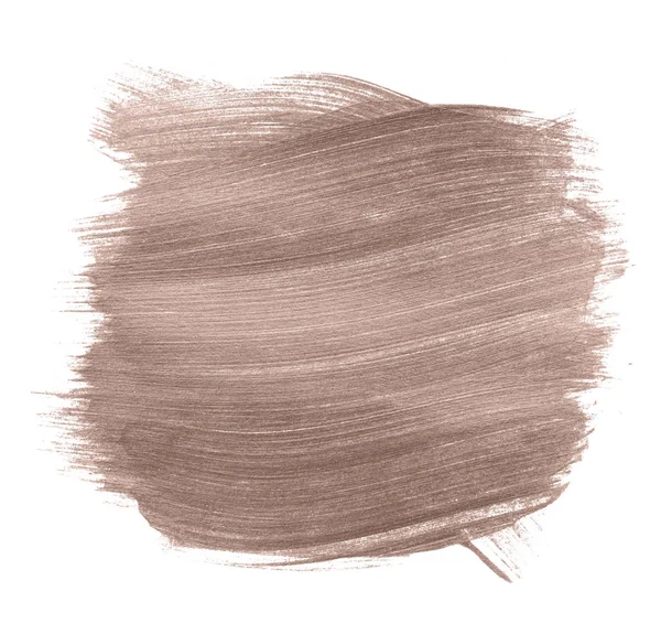 Festive Shimmery Copper Brush Stroke — Stock Photo, Image