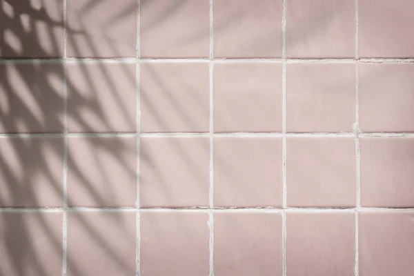 Pastel Pink Tiles Textured Background — Stock Photo, Image