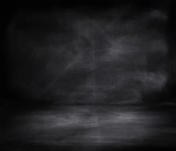 Grunge Schwarze Kreidetafel Strukturierten Hintergrund — Stockfoto