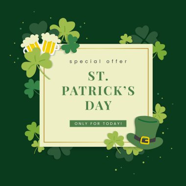 St. Patrick & # 39; 's Day özel teklif vektörü
