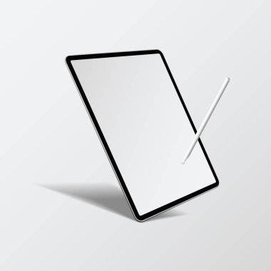 Dijital modern tablet ekran modeli