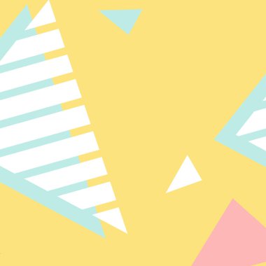 Renkli geometrik memphis tarzı arkaplan