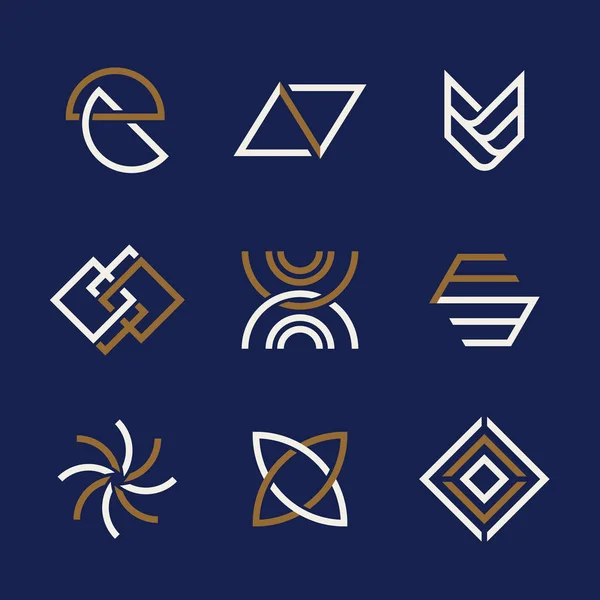 現代的な会社のロゴデザインベクトル — ストックベクタ