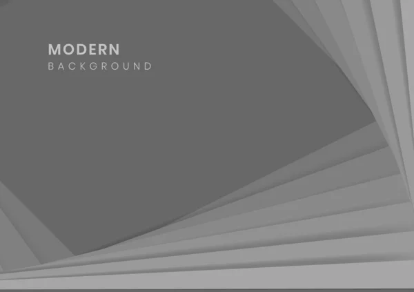 Grau Moderner Hintergrund Design Vektor — Stockvektor