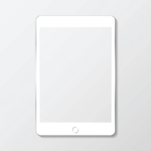 Digital Modern Tablet Screen Mockup — Stock Vector