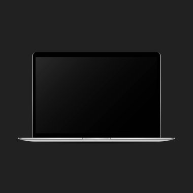 Dijital modern dizüstü bilgisayar modeli