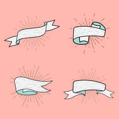 Etiket etiketleri belirlenmiş vektör