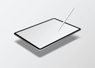 Dijital modern tablet ekran modeli