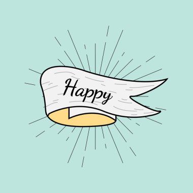 Bir metin hoş geldiniz vektör ile banner