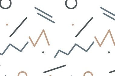 Solmuş Memphis desenli arkaplan vektörü