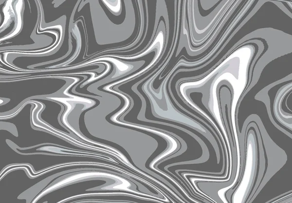大理石抽象灰色和白色绘画纹理背景向量 — 图库矢量图片