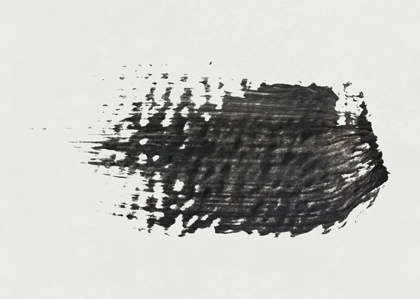 Vecteur Coup Pinceau Acrylique Noir — Image vectorielle