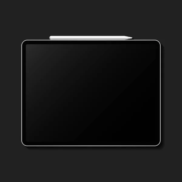 Mockup Tela Tablet Moderno Digital —  Vetores de Stock