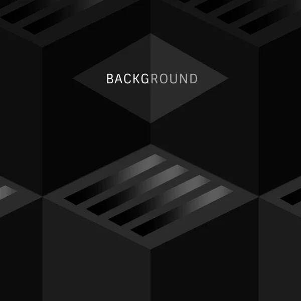 Schwarzer Moderner Hintergrund Designvektor — Stockvektor
