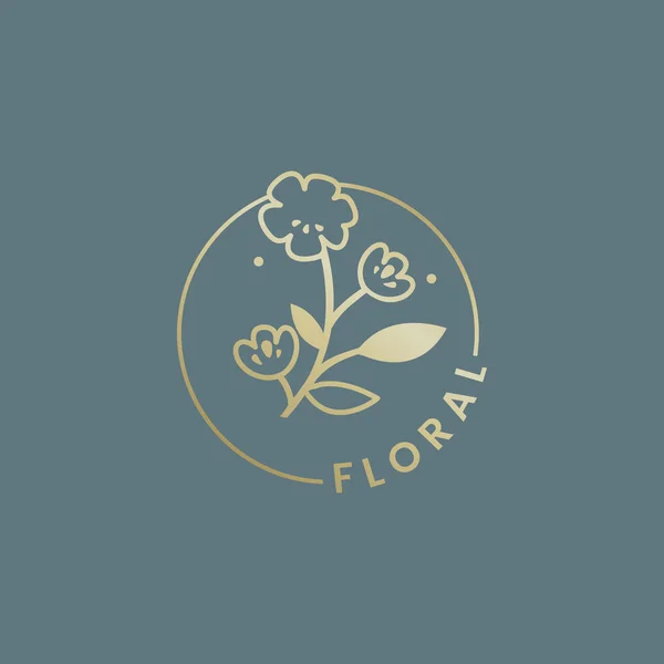 Vektor Botanické Květinové Růže — Stockový vektor