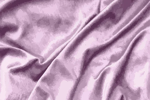 Luxury Shiny Pink Silk Fabric Textured Vector — 图库矢量图片