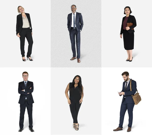 Diverse Business People Characters Set — Stock Photo, Image