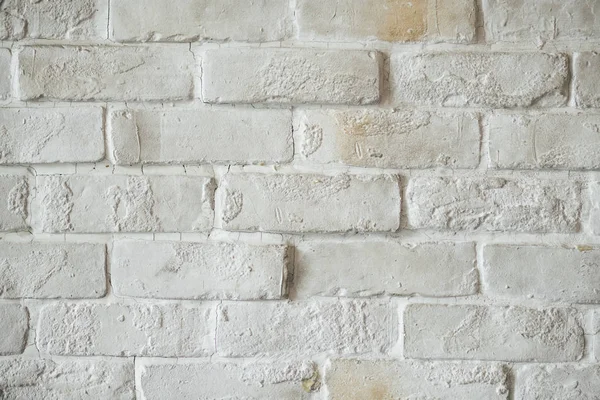 White Brick Wall Textured Background — Stock Photo, Image