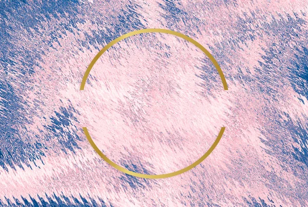 Gold Frame Pink Abstract Background — Stock Photo, Image