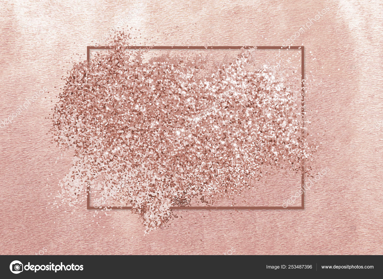 Pink Gold Glitter Brownish Red Rhombus Frame Pastel Pink Background Stock  Vector Image by ©Rawpixel #253487396