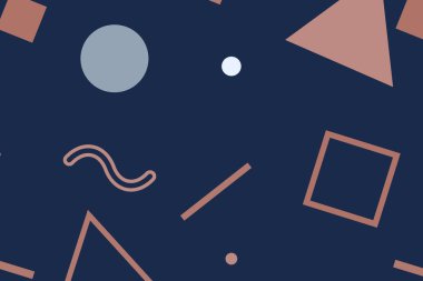 Mavi ve kırmızı Memphis arkaplan vektörü