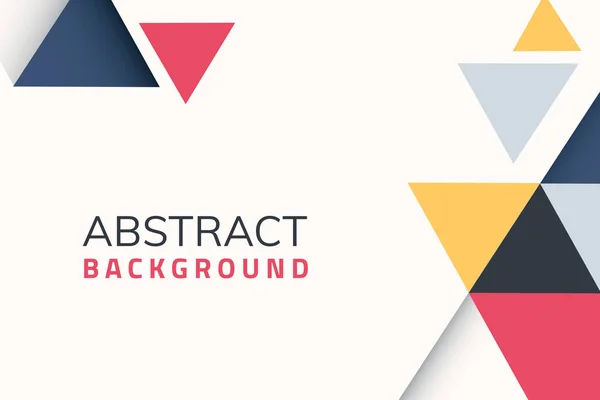 Vecteur Fond Géométrique Multicolore Abstrait — Image vectorielle